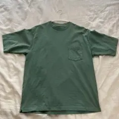 【ユナイテッドアローズ】【メンズ】ポケット付き Tシャツ L グリーンのサムネイル