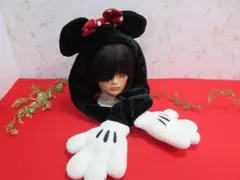 6ee2996 東京ディズニーランド　ミニーマウスマフラーキャップのサムネイル
