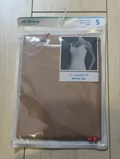 AIRism シームレスキャミソール S ベージュ