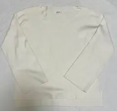 PLST プラステ　ボートネックニット　M クリーム