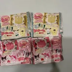 サンリオパッケージチャーム　お菓子のみ　4点