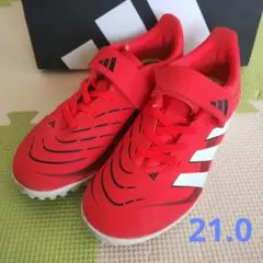 adidas Predator レッド シューズ　21.0センチ