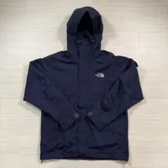 Sノースフェイスメンズネイビーナイロンフーディ