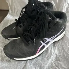 ASICS バスケットボールシューズ ブラック/パープル