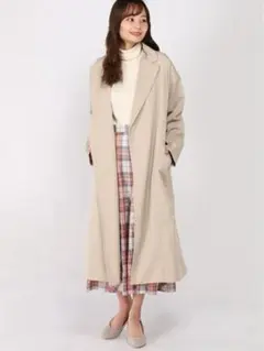 Techichi TERRASSE ウエストリボントレンチコート ベージュ