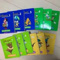 ディズニー 英語教材 straight play DVD 1-12巻セット