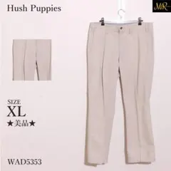 ハッシュパピー　パンツ　テーパード　センタープレス　綿混　ゆったり　大きいサイズのサムネイル