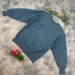 ✨Champion ✨サイズL クルーネック スウェット ダークグリーン