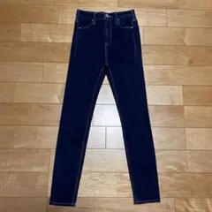 GYDA ハイウエストワンウォッシュスキニーデニム　r06m