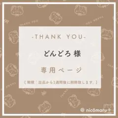 専用ページ￤どんどろ様のサムネイル