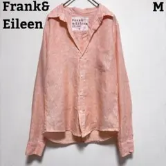 美品✨フランクアンドアイリーン リネン スキッパー長袖シャツ ピンク