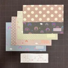 35×25 4枚セット　ランチョンマット　ランチクロス　ナフキン　ハンドメイド