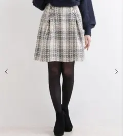 ツイードチェック　スカート　マジェスティックレゴン