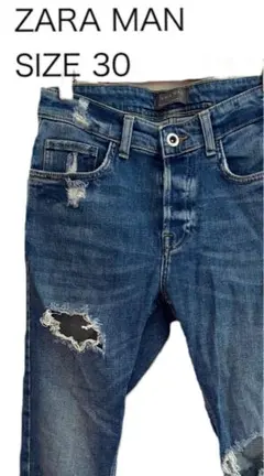 ZARA MAN ザラ メンズ ダメージジーンズ デニム サイズ30