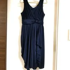 パーティードレス★メトリーゼ★　　【1回着用】　(ネイビー色)