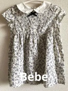 Bebeべべ　花柄ワンピース　90cmのサムネイル