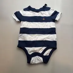 GAPストライプロンパース 6-12m