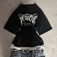 archive grunge y2k 00s レイヤード ダメージ ロンT
