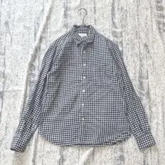 s2693 ビューティアンドユース ネルシャツ 長袖ギンガムチェク綿100%