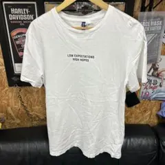 H&M LOW EXPECTATIONS HIGH HOPES Tシャツ S
