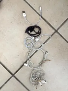 iPhone 充電Lightning ケーブル ケーブル中古まとめて　5本セット