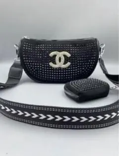 CHANEL シャネル ブラック ノベルティ ショルダーバッグ 非売品 - メルカリ