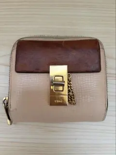 Chloe 二つ折り財布 ベージュ　ミニ財布のサムネイル