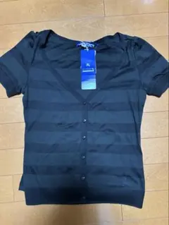 BURBERRY BLUE LABEL 黒のストライプ柄のアンサンブルです✨のサムネイル
