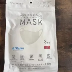 UNIQLO AIRism マスク 3枚入り ホワイト