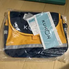KUMON 反射材付きリュック イエロー/ネイビー