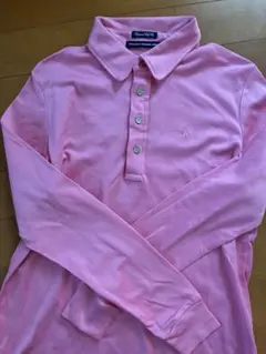 ラルフローレンゴルフ　ポロシャツ 長袖 ピンク