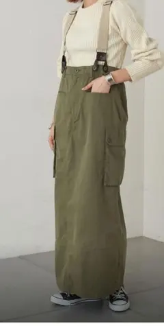 チャオパニックティピー サスペンダー付きスカート