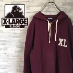 X-LARGE XL パープル パーカー