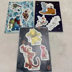 ディズニー　一番くじ　ステッカー　ティンカーベル　プーさん　トイストーリー