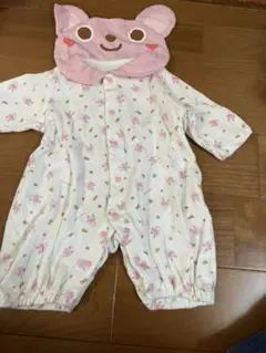 ロンパース 長袖　ベビー　うさぎ　50㎝　60㎝　女の子