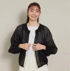 シアー ジップアップジャケットのサムネイル