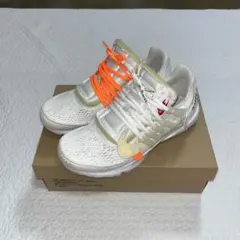 【美品】 ナイキ オフホワイト エアプレスト ホワイト 28cm