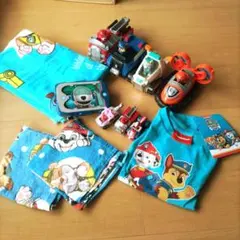 パウ・パトロール Tシャツ・タオル・ミニカーセット