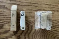 爪ブラシと爪切りセット