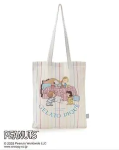 ジェラートピケ×ピーナッツ　オリジナルアートトートバッグ