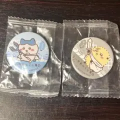 ちいかわ ハチワレ ラッコ くら寿司 缶バッジ