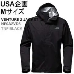 US企画 ノースフェイス ベンチャー2ジャケット TNF BLACK M