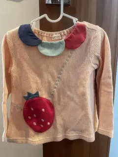 BABY CHEERイチゴポシェット 長袖カットソー 110cm