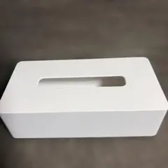 ホワイトプラスチックティッシュボックス