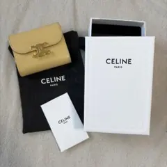 2026年最新】CELINE カラー：イエロー系 レディース 三つ折り財布の