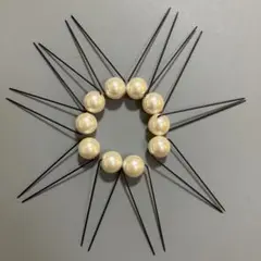 パール Uピン ヘアアクセサリー 10本セットのサムネイル