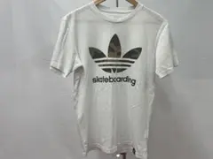 45.adidas スケートボーディング Tシャツ ホワイト