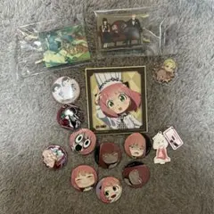 SPY×FAMILY アーニャ　表情缶バッジ　キャンパス　アクキー　色紙