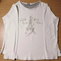 刺繍長袖Tシャツ150