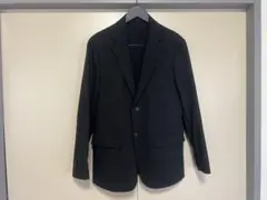 未使用 ユニクロ UNIQLO テーラードジャケット 黒色系 Lサイズ